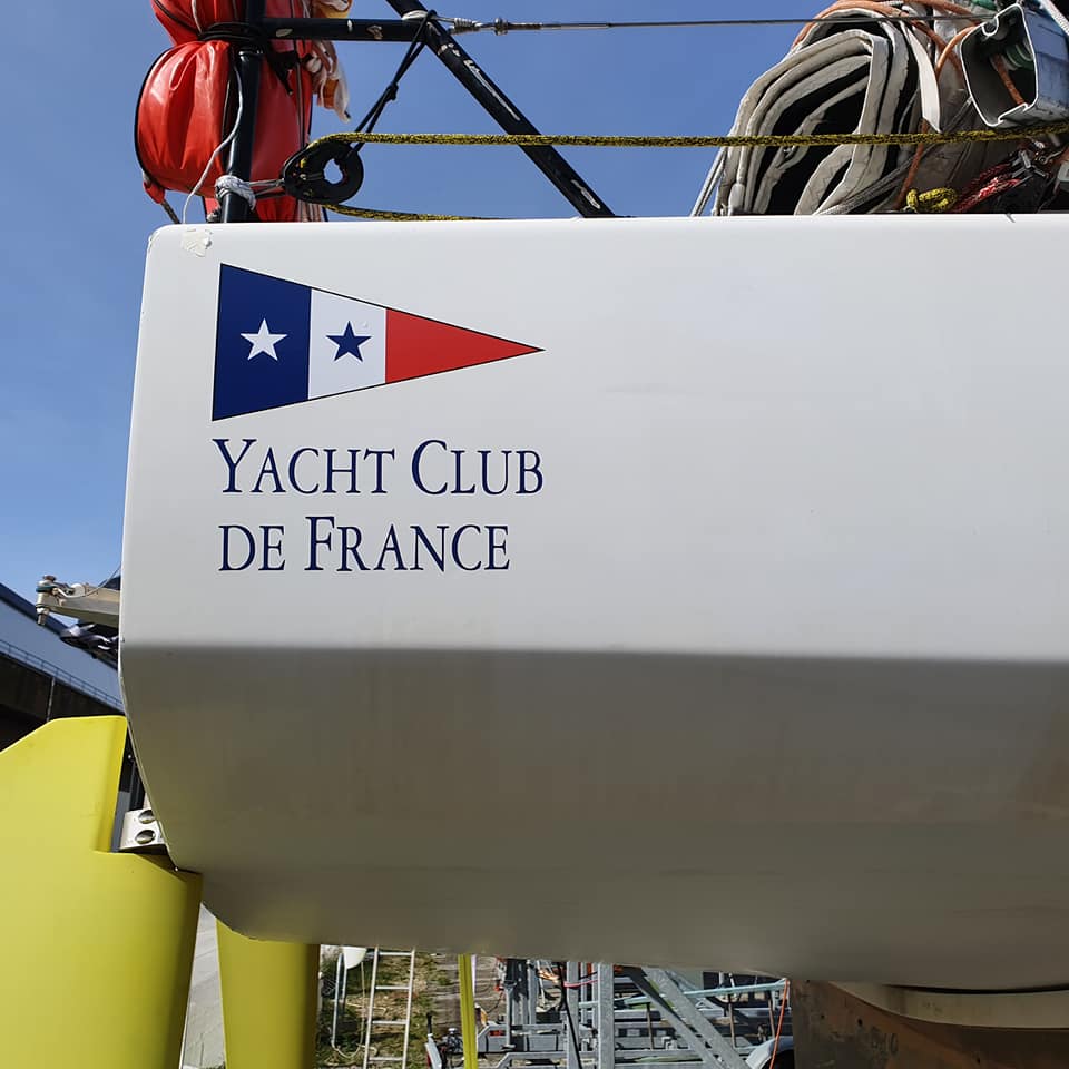 Autocollant – Grand – Yacht Club de France