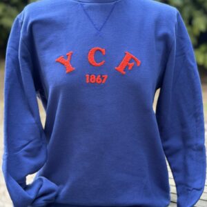 Sweater YCF - Bleu et rouge