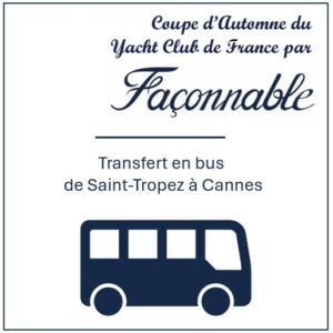 Transfert en bus de Saint-Tropez à Cannes le 28 septembre