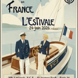 L'Estivale du Yacht Club de France. Le mercredi 24 juin 2026 à partir de 20h.